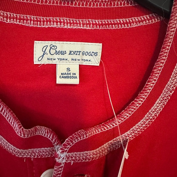 J Crew NWT Knit Goods NWT Union Suit - Red - Size Small Flap Pajamas Long John - Picture 5 of 14